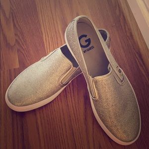 Guess gold shoes